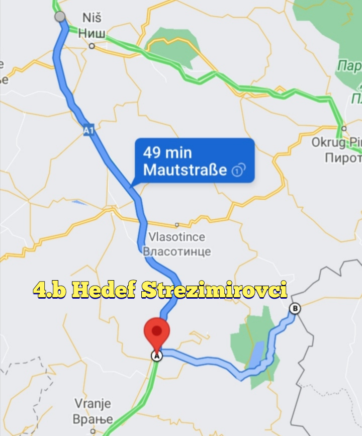 Niş → Strezimirovci